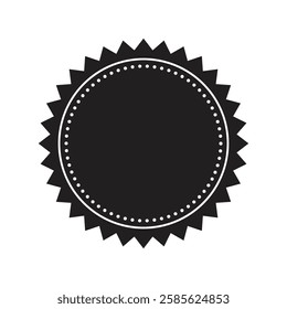seal black symbol vector design illustration  