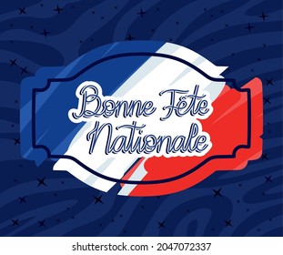 seal with bonne fete nationale