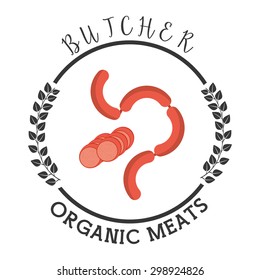 seal butcher design, vector illustration eps10 graphic 