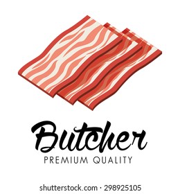 seal butcher design, vector illustration eps10 graphic 