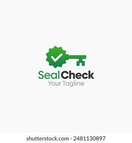 Seal Check Logo Vector Template Design. Good for Business, Start up, Agency, and Organization