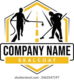 seal coating, asphalt coating logo