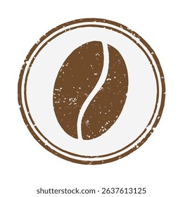 seal coffee bean icon stamp frame vector on white background
Vector seal on white background