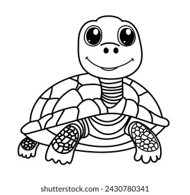 Seal Coloring Page For Kids Is A Creative Book For Coloring Where turtle
