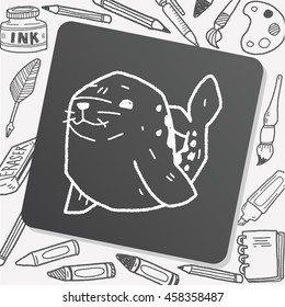 seal doodle