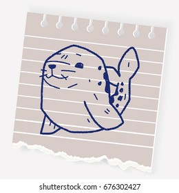 seal doodle