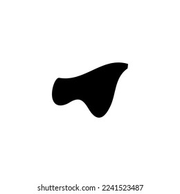 Seal fish icon. Simple style sea poster background symbol. Seal fish brand logo design element. Seal fish t-shirt printing. vector for sticker.