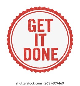 seal get it done icon stamp frame vector on white background
Vector seal on white background