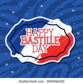 seal with happy bastille day