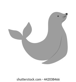 seal icon. Animal design. Vector graphic