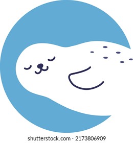 Seal icon with a cool image