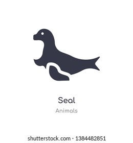 seal icon. isolated seal icon vector illustration from animals collection. editable sing symbol can be use for web site and mobile app