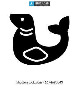 seal icon or logo isolated sign symbol vector illustration - high quality black style vector icons

