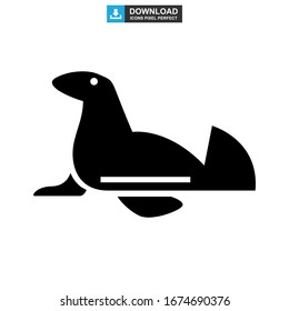 seal icon or logo isolated sign symbol vector illustration - high quality black style vector icons
