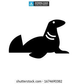 seal icon or logo isolated sign symbol vector illustration - high quality black style vector icons
