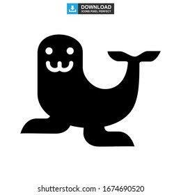 seal icon or logo isolated sign symbol vector illustration - high quality black style vector icons
