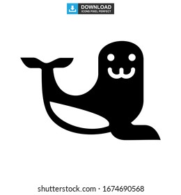 seal icon or logo isolated sign symbol vector illustration - high quality black style vector icons
