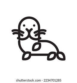 seal icon or logo isolated sign symbol vector illustration - high quality black style vector icons
