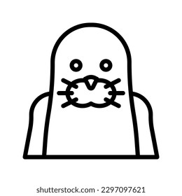 Seal icon set style collection