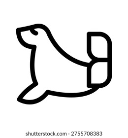 Seal Icon Vector Symbol Design Illustration