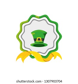 seal with leprechaun hat and ribbon