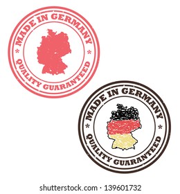 Seal Made in Germany-vintage looking vector