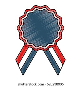 seal medal isolated icon