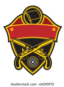 Sello para el club de tiro de carga de bozales