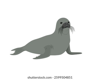 Seal on a white background.