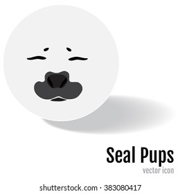 Seal pups Icons Vector Art, Stock Vector
