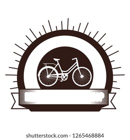 seal with retro bicycle