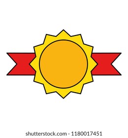 seal with ribbon icon