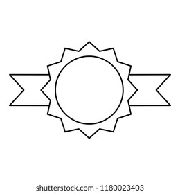 seal with ribbon icon