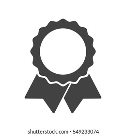 Seal ribbon icon vector