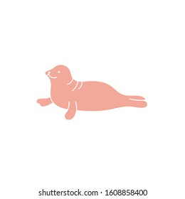 seal sea life animal isolated icon vector illustration design