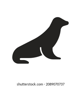 seal silhouette illustration, vector, icon. very suitable for logos, websites, applications, apps, backgrounds and more.
