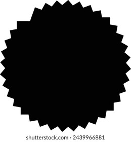 Seal silhouette vector art white background