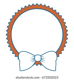 seal stamp with bow icon
