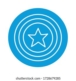 Sello de sellado con diseño de iconos de estilo de bloques de estrellas, placa de banner adorno de adorno de producto empleo premium y tema de calidad Ilustración vectorial