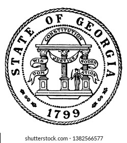 725 Georgia state seal Images, Stock Photos & Vectors | Shutterstock