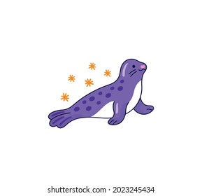 Seal Sticker Icon Isolated On White Background