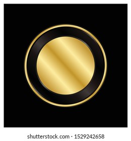 Seal Template Logo. Premium Frame Illustration.