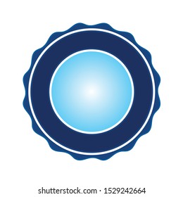 Seal Template Logo. Premium Frame Illustration.