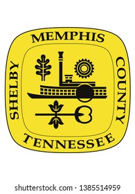 Seal of USA City of Memphis, Tennessee