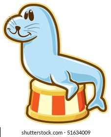 Seal. Vector without gradients, great for printing.