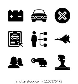 seal, voltage, maintenance and interior icons in Technology vector set. Graphics for web and design