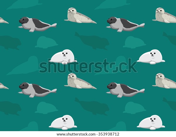 Seal Wallpaper 3 Stock Vector (Royalty Free) 353938712 | Shutterstock