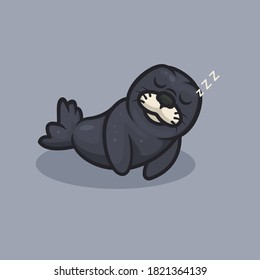 Seal walrus sea animal design