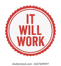 seal it will work icon stamp frame vector on white background
Vector seal on white background
