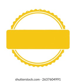 seal yellow empty with space for text icon stamp frame vector on white background
Vector seal on white background